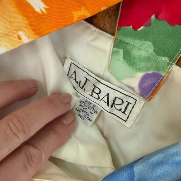 Vintage AJ Bari Dress 6 - Picture 5 of 10